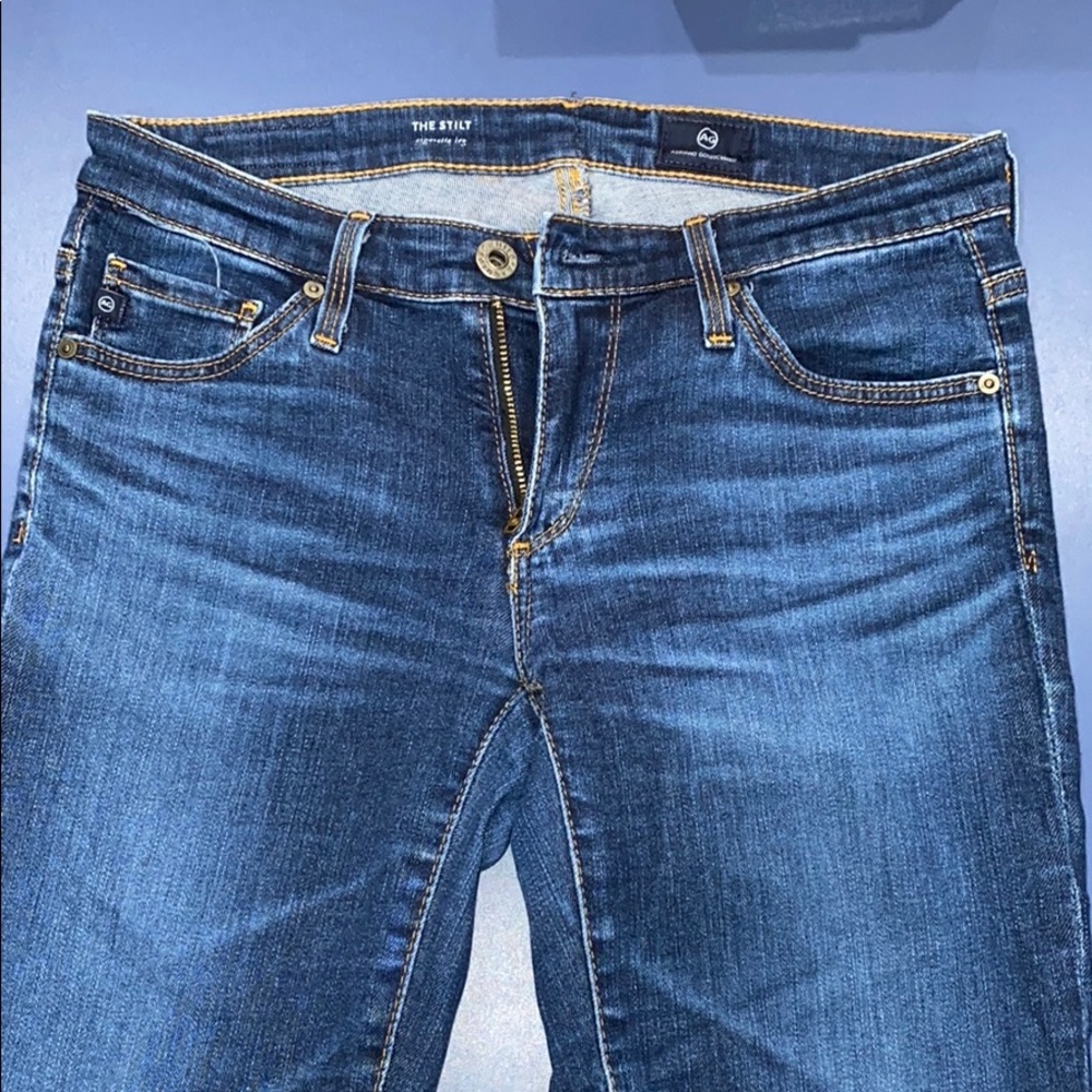 AG stilt cigarette leg jeans!